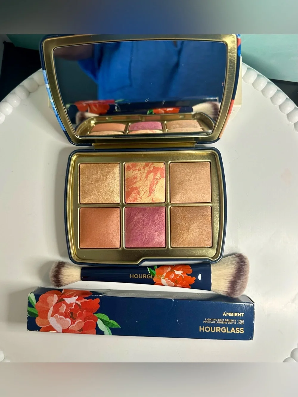 Hourglass Ambient Limited Edition Unlocked Fox Palette with Fox Brush NEW